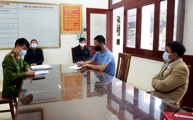 Các trường hợp vi phạm quy định phòng, chống dịch tại cơ quan công an