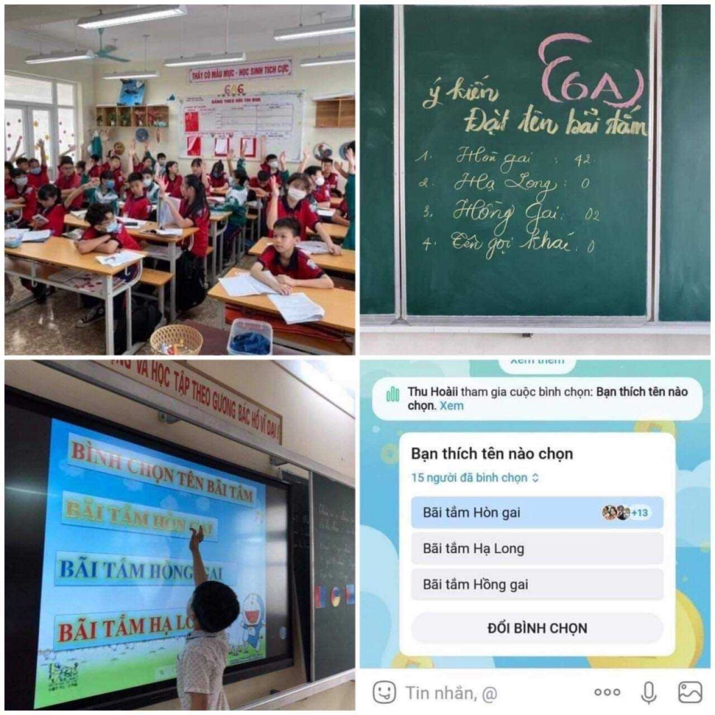 TP Hạ Long tiến hành lấy ý kiến của các giáo viên, học sinh ở 98 trường học trên địa bàn.