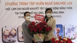 Quảng Ninh: Khai giảng lớp dạy nghề cho phụ nữ có hoàn cảnh khó khăn