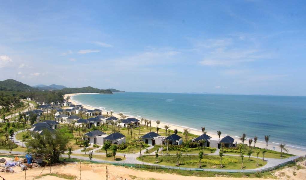 Khu du lịch sinh thái cao cấp Vân Hải đang được đầu tư hoàn thiện tại xã đảo Quan Lạn (KKT Vân Đồn).