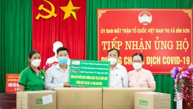 Thanh Hóa: Chung tay hỗ trợ công tác phòng dịch Covid-19 tại thị xã Bỉm Sơn