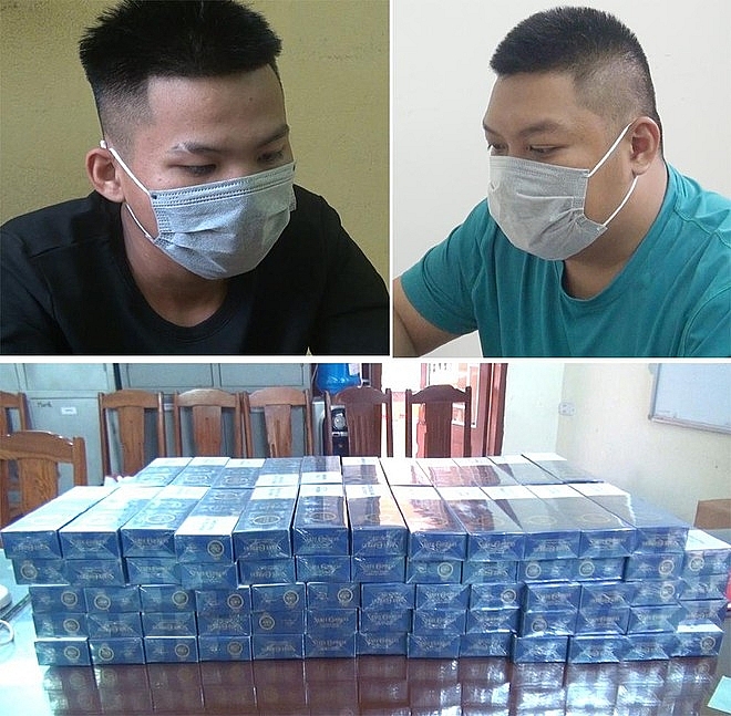 Công an Thanh Hóa bắt giữ 2 đối tượng buôn lậu thuốc lá