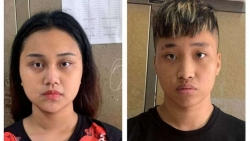 Khởi tố cặp đôi dí dao vào cổ tài xế GrabBike cướp tài sản tại quận Long Biên