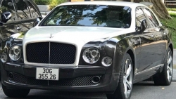 Siêu xe Bentley đeo biển kiểm soát giả