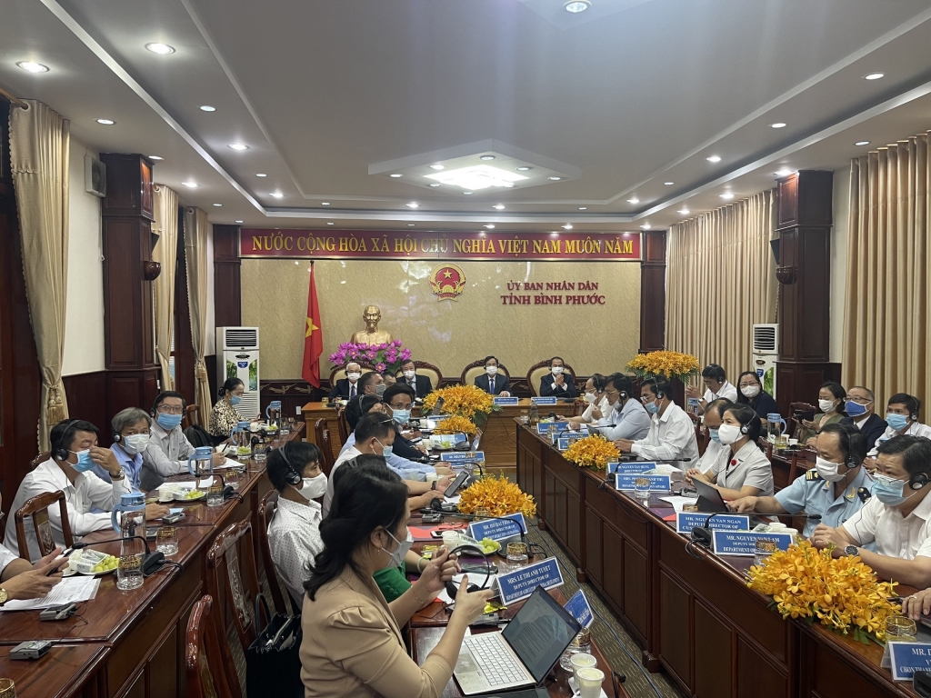 Becamex IDC và tỉnh Bình Phước tổ chức hội thảo trực tuyến xúc tiến đầu tư Hoa Kỳ