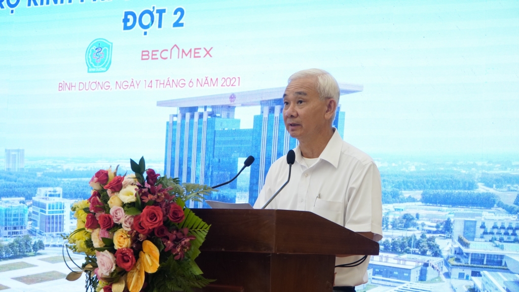 Ông Phạm Ngọc Thuận, Tổng Giám đốc Tổng Công ty Becamex IDC phát biểu tại buổi lễ ký kết