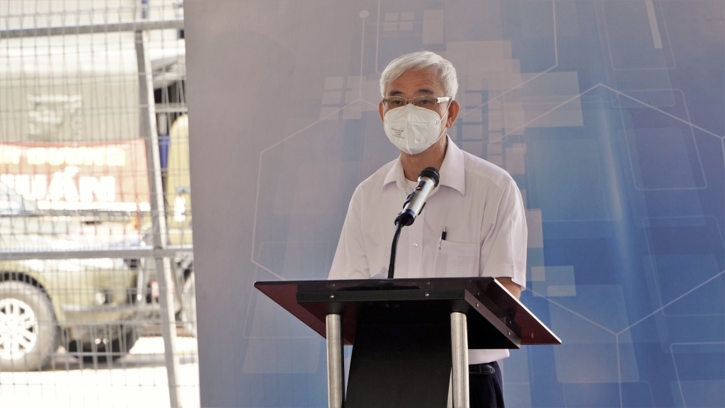 Ông Phạm Ngọc Thuận- Tổng Giám đốc Tổng Công ty Becamex IDC phát biểu tại Lễ công bố