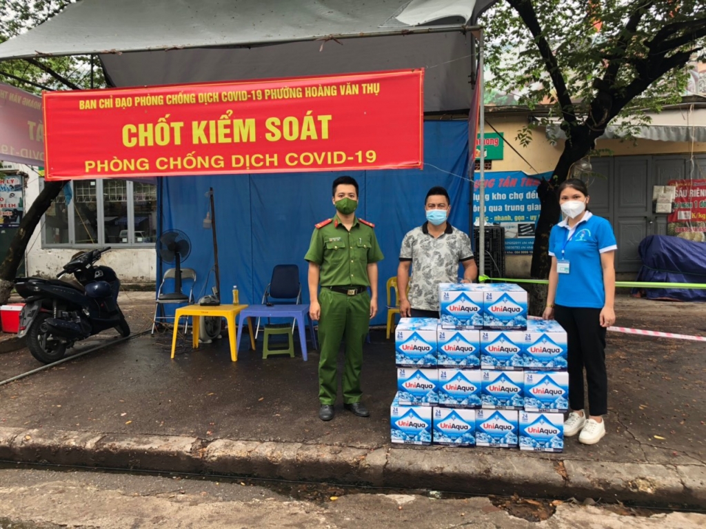 Đoàn Thanh niên HABECO chung tay “tiếp sức” tuyến đầu chống dịch