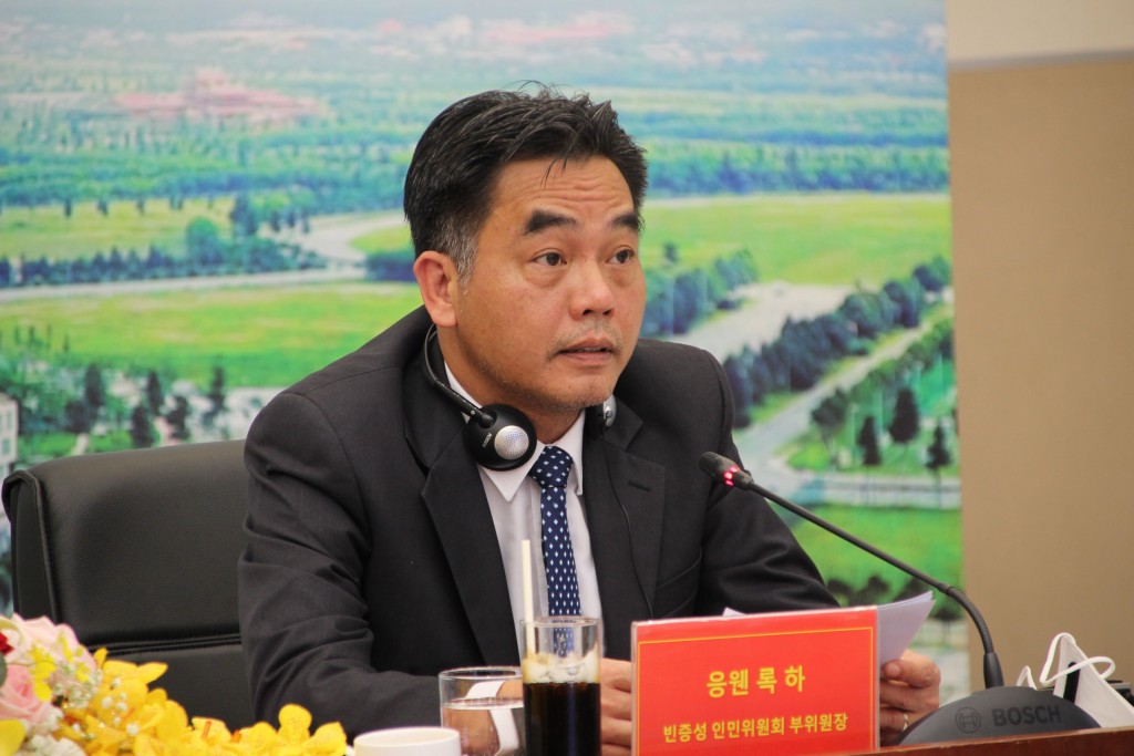 Ông Nguyễn Lộc Hà phát biểu tại Hội nghị
