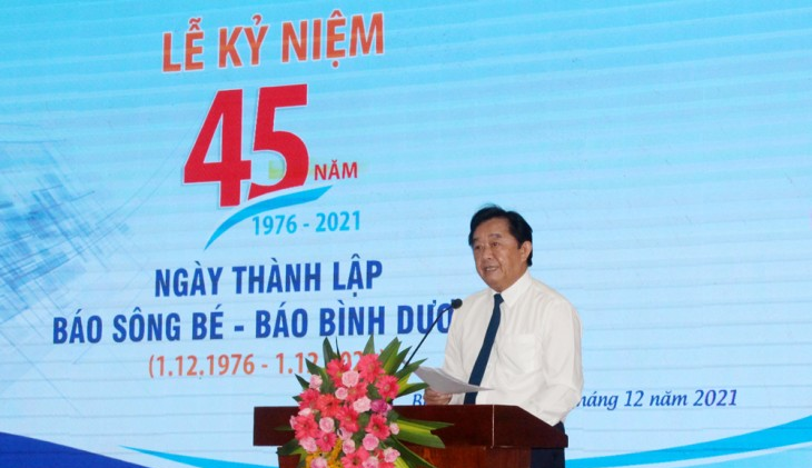 Ông Nguyễn Hoàng Thao - Phó Bí thư Thường trực Tỉnh ủy phát biểu tại buổi lễ
