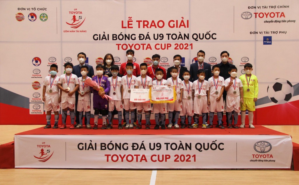 Đội Sông Lam Nghệ An vô địch Giải Bóng đá U9 toàn quốc Toyota Cup 2021