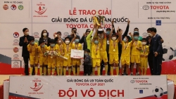 Đội Sông Lam Nghệ An vô địch Giải Bóng đá U9 toàn quốc Toyota Cup 2021