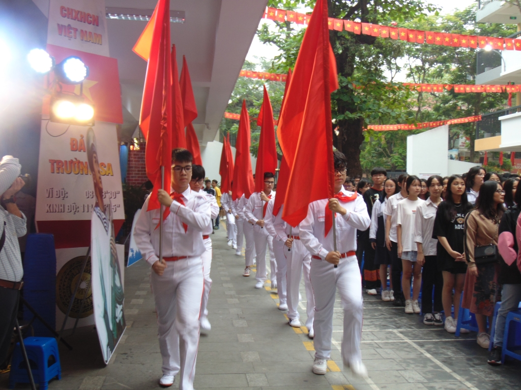 Ấn tượng với Ngày hội Tiến bước lên Đoàn của thầy và trò Trường THCS Ngô Sĩ Liên