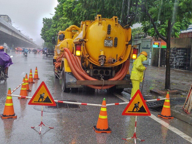 Hà Nội sẵn sàng phương án thoát nước, chống úng ngập trong mùa mưa lũ