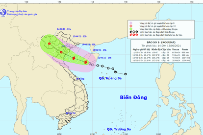 Chủ động, sẵn sàng các tình huống ứng phó với cơn bão số 2 KOGUMA