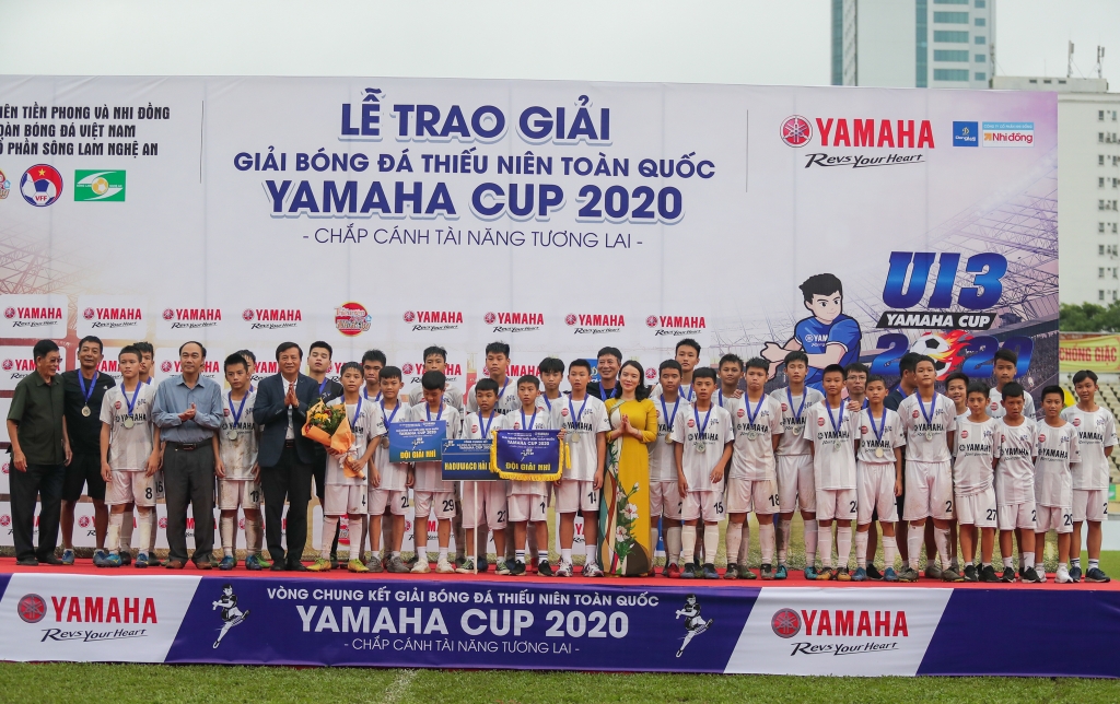 Sông Lam Nghệ An vô địch Giải bóng đá Thiếu niên toàn quốc Yamaha Cup 2020