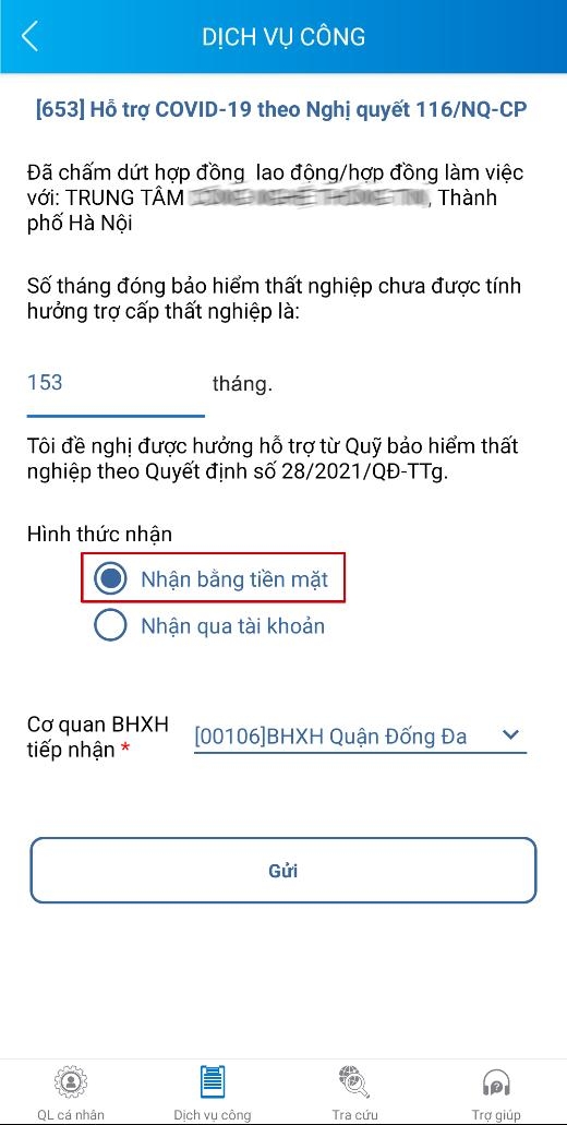 Hướng dẫn đăng ký trực tuyến nhận hỗ trợ từ Quỹ Bảo hiểm thất nghiệp