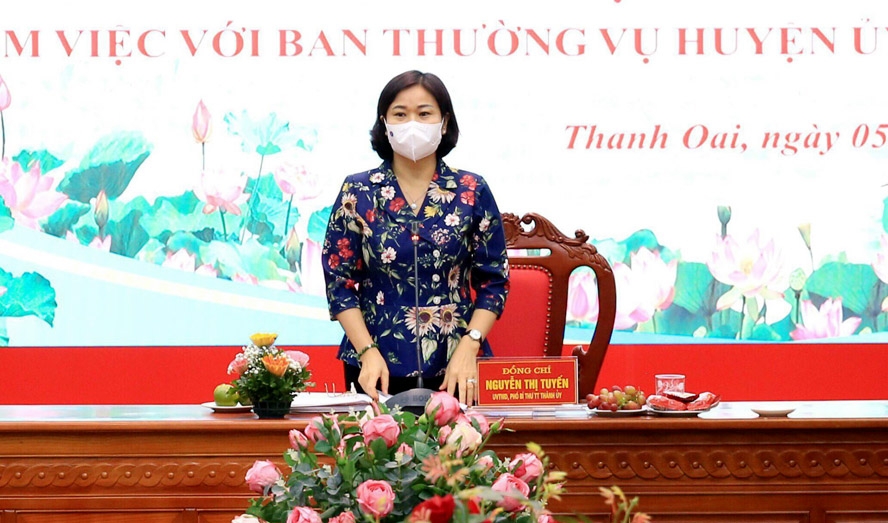 Huyện Thanh Oai xây dựng Nông thôn mới nâng cao tích hợp các tiêu chí phát triển đô thị