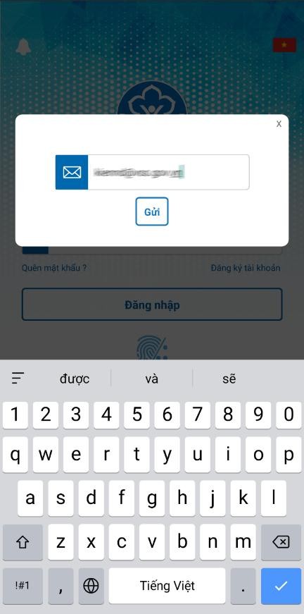 Hướng dẫn cấp lại mật khẩu ứng dụng VssID miễn phí qua email