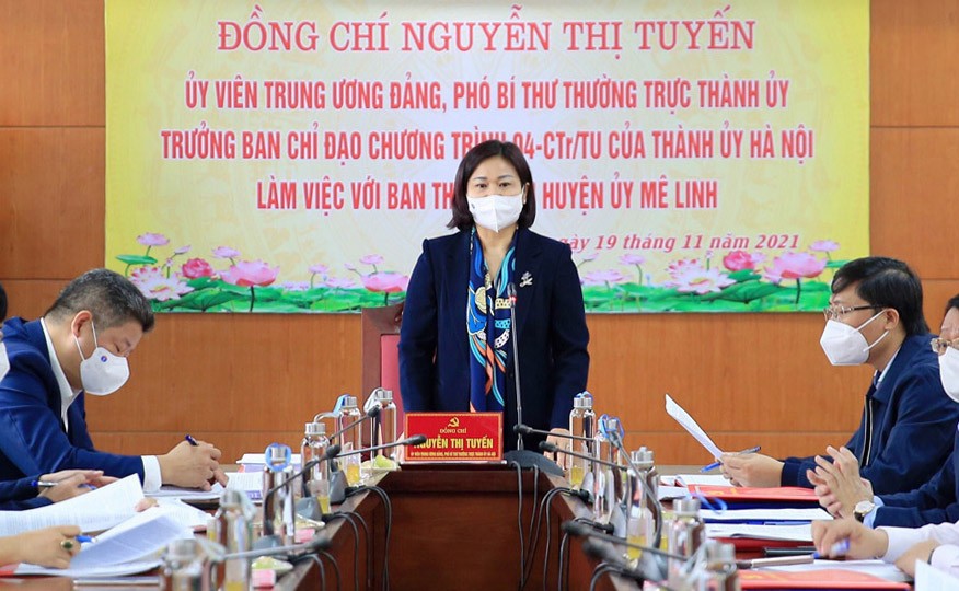 Huyện Mê Linh: Tập trung làm tốt công tác quy hoạch để phát triển toàn diện