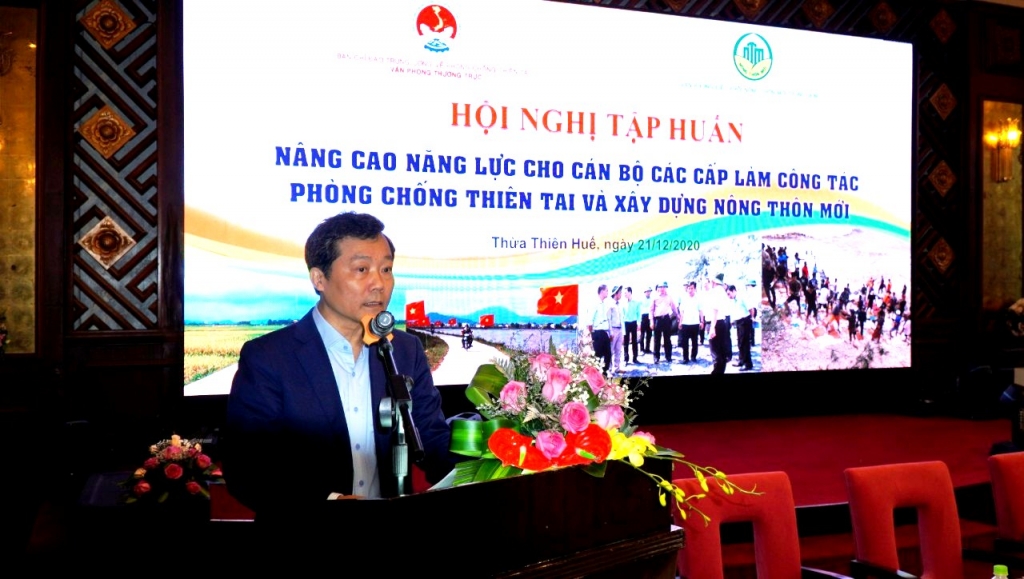 Nâng cao năng lực cho cán bộ làm công tác phòng chống thiên tai và xây dựng Nông thôn mới