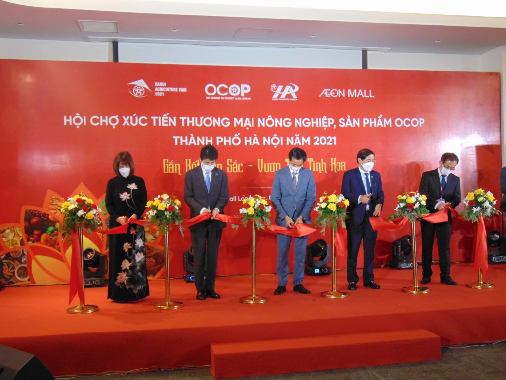 Khai mạc Hội chợ hàng nông sản, OCOP thành phố Hà Nội năm 2021