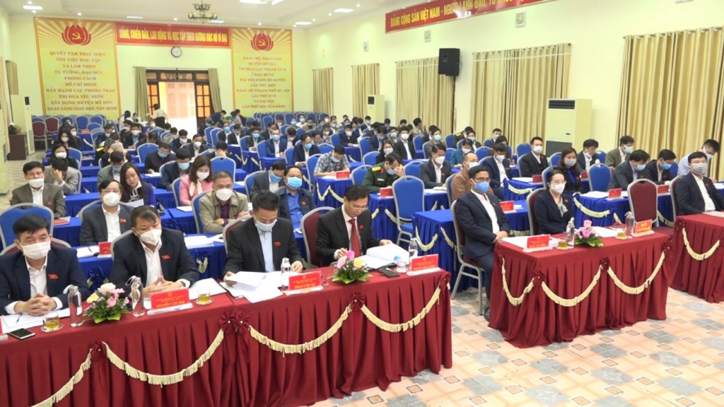 Huyện Mỹ Đức khai mạc kỳ họp thứ tư, HĐND huyện khóa XX