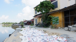 Quảng Nam: Vá tạm kè 135 tỷ đồng bảo vệ phố cổ Hội An bằng bao cát