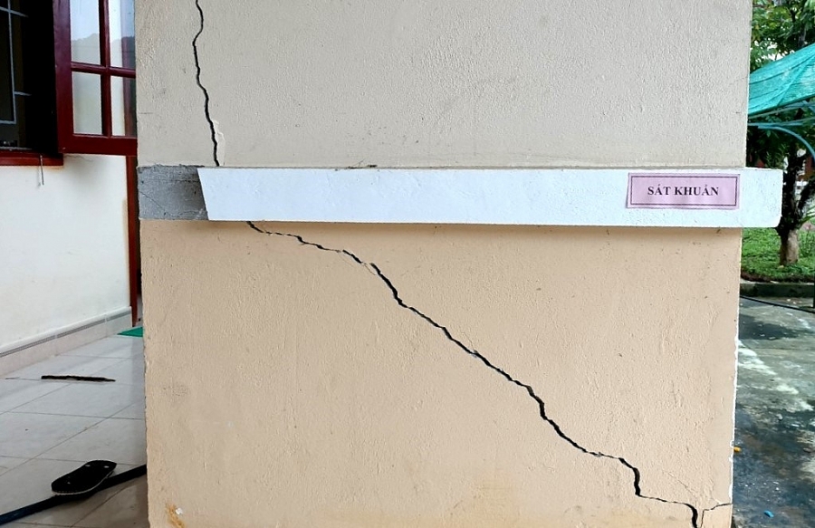 Sơ tán khẩn Đồn Biên phòng ở biên giới Quảng Nam vì sạt lở