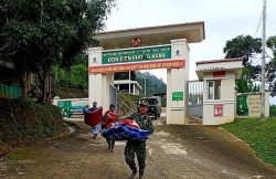 Sơ tán khẩn Đồn Biên phòng ở biên giới Quảng Nam vì sạt lở