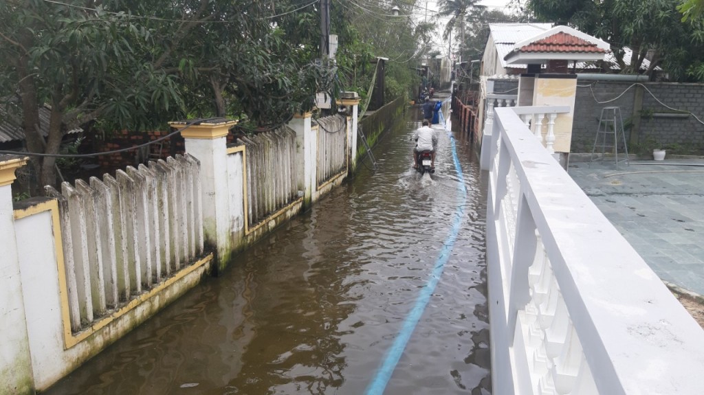 Quảng Nam: Bị ngập úng triền miên, 40 hộ dân phường Điện Dương chỉ biết than trời Quảng Nam: Bị ngập úng triền miên, 40 hộ dân phường Điện Dương chỉ biết than trời