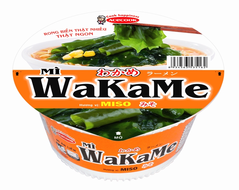 Acecook Việt Nam ra mắt sản phẩm mì tô ăn liền Wakame