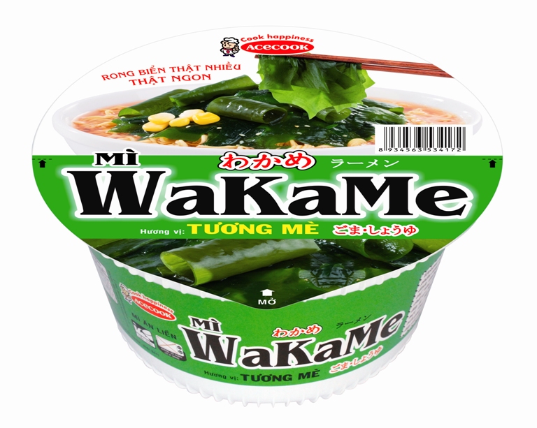 Acecook Việt Nam ra mắt sản phẩm mì tô ăn liền Wakame
