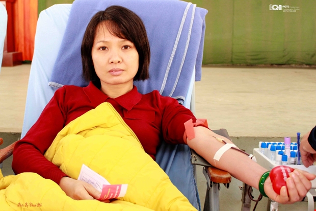 Cán bộ, giáo viên huyện Mê Linh hiến máu chào năm mới