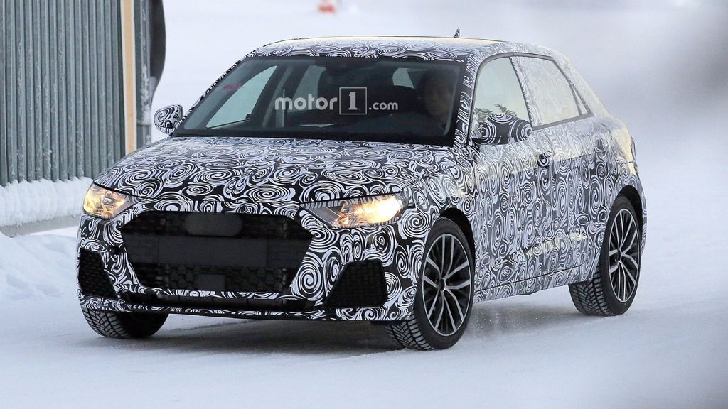 Lần đầu bắt gặp Audi A1 2019 thử nghiệm