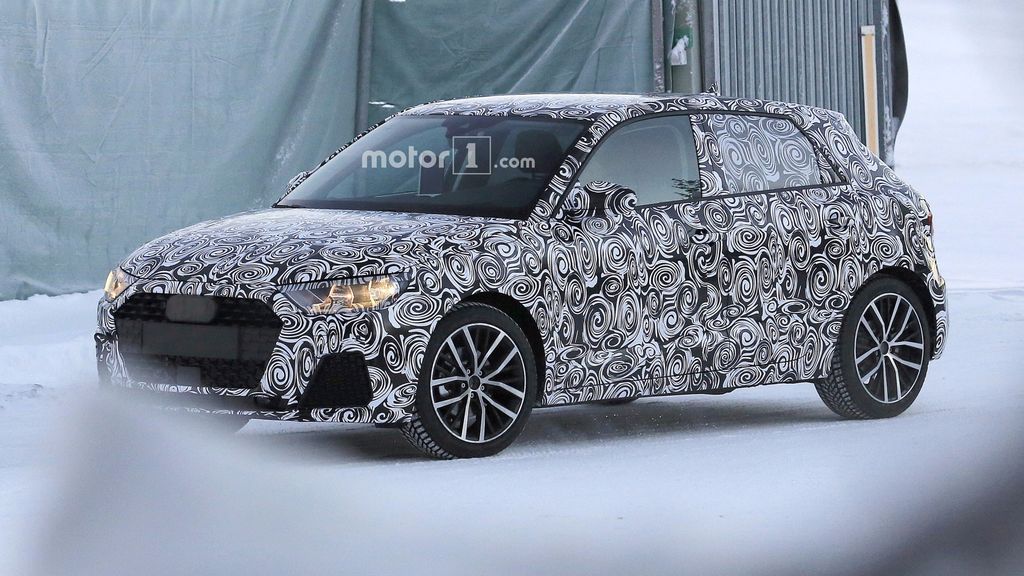 Lần đầu bắt gặp Audi A1 2019 thử nghiệm