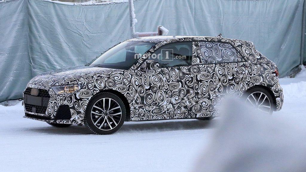 Lần đầu bắt gặp Audi A1 2019 thử nghiệm