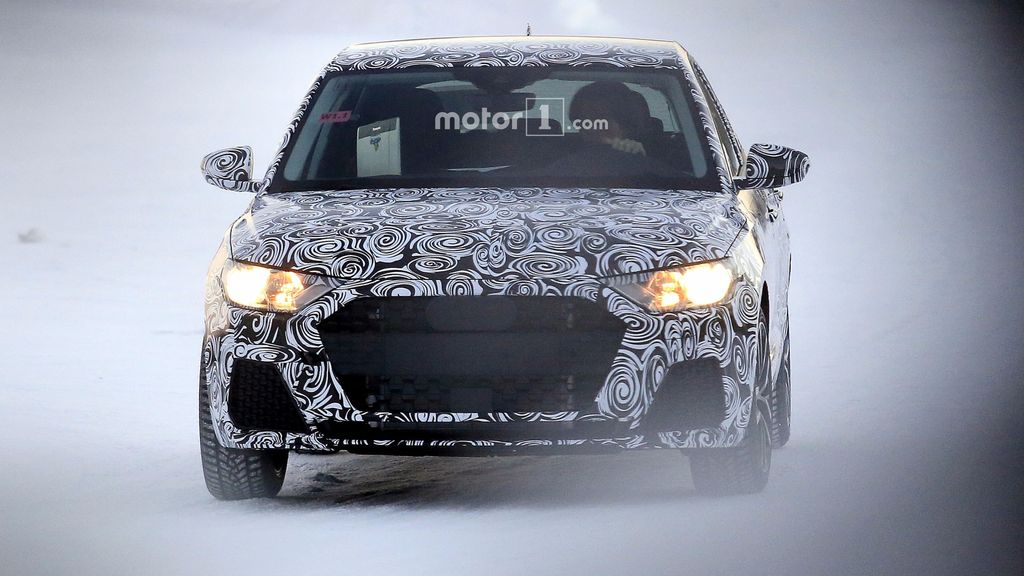 Lần đầu bắt gặp Audi A1 2019 thử nghiệm