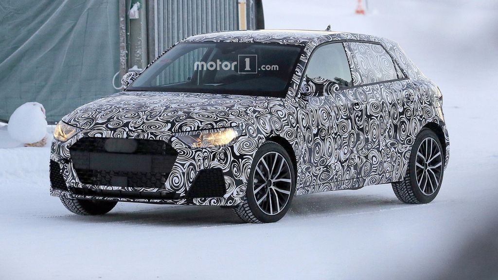 Lần đầu bắt gặp Audi A1 2019 thử nghiệm
