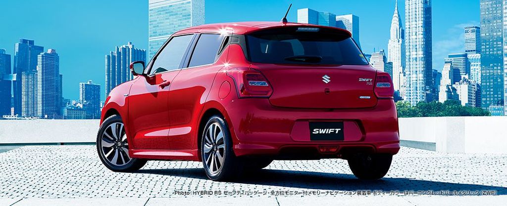 Suzuki Swift thế hệ mới có thêm hai gói phụ kiện tại Nhật Bản