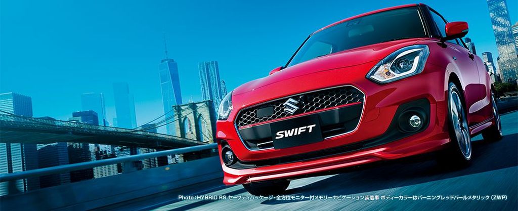 Suzuki Swift thế hệ mới có thêm hai gói phụ kiện tại Nhật Bản