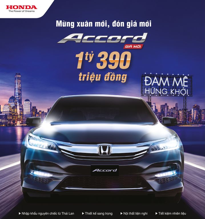 Honda thực hiện nhiều ưu đãi cho khách hàng mua Honda Odyssey và Honda Accord
