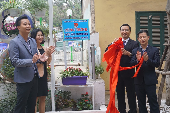 Khánh thành vườn hoa thanh niên của tuổi trẻ Tân Mai