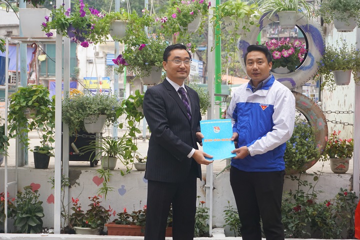 Khánh thành vườn hoa thanh niên của tuổi trẻ Tân Mai
