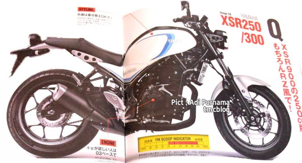 Yamaha XSR250/Yamaha XSR300 có thể sẽ được sản xuất