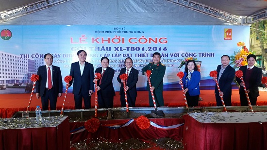 Khởi công Trung tâm công nghệ cao và ghép phổi tại Hà Nội
