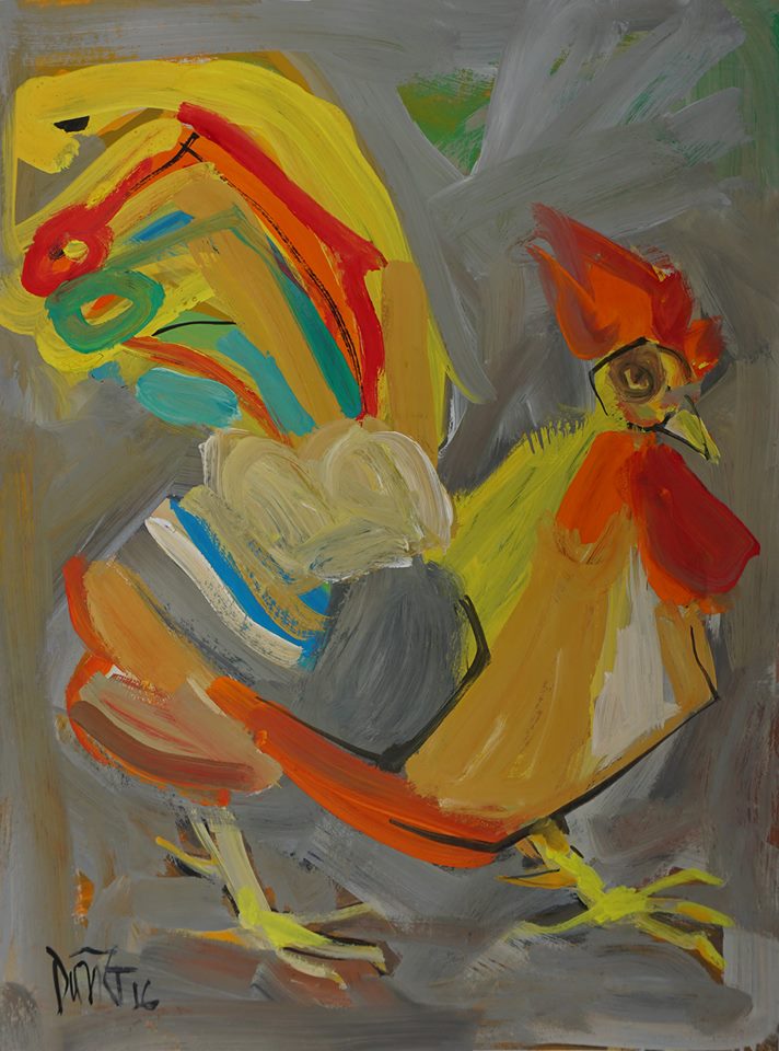Chờ xuân Đinh Dậu, ngắm tranh gà