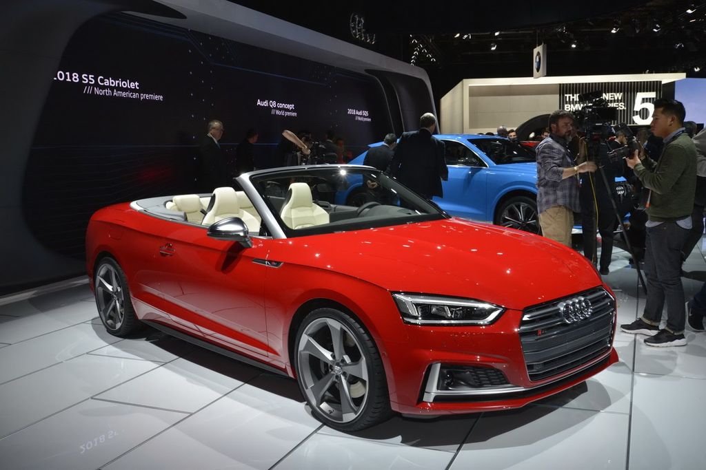 Audi S5 phiên bản mui trần mới chính thức ra mắt Triển lãm Detroit 2017