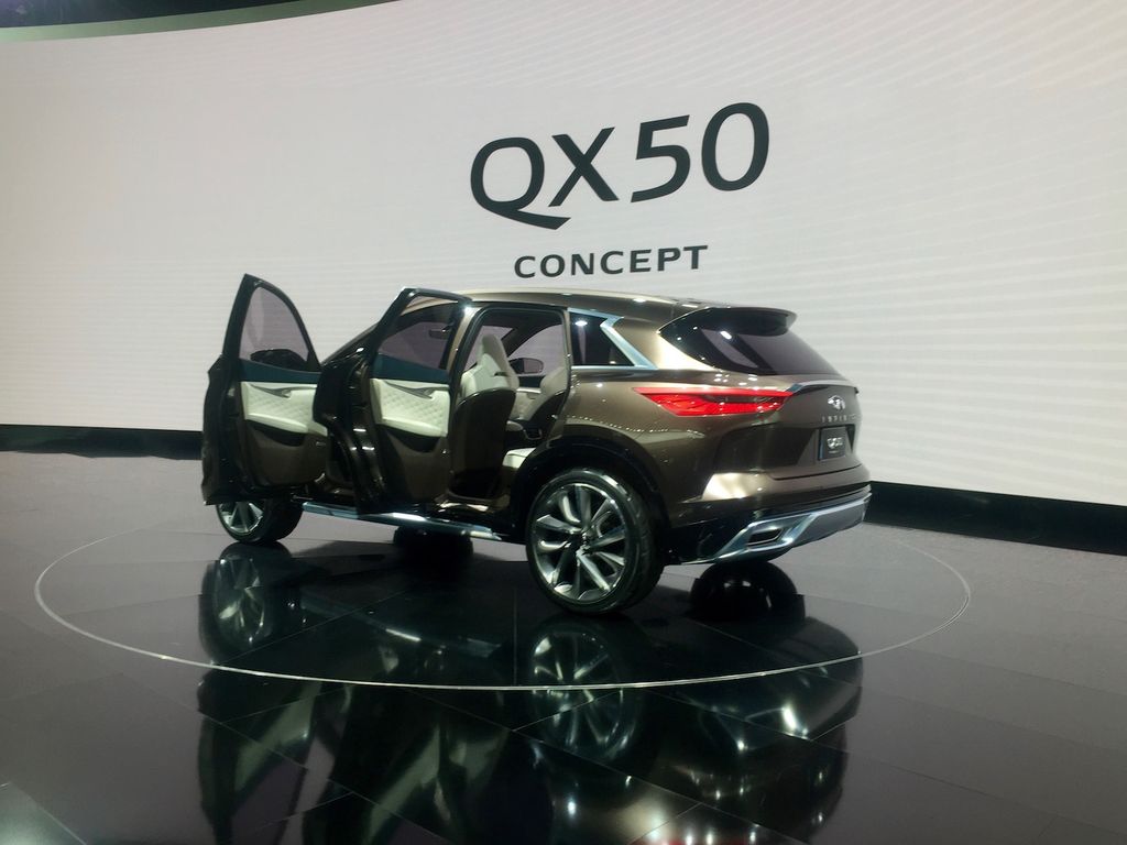 Detroit Auto Show 2017: Infiniti QX50 Concept như đang nhá hàng cho phiên bản sản xuất