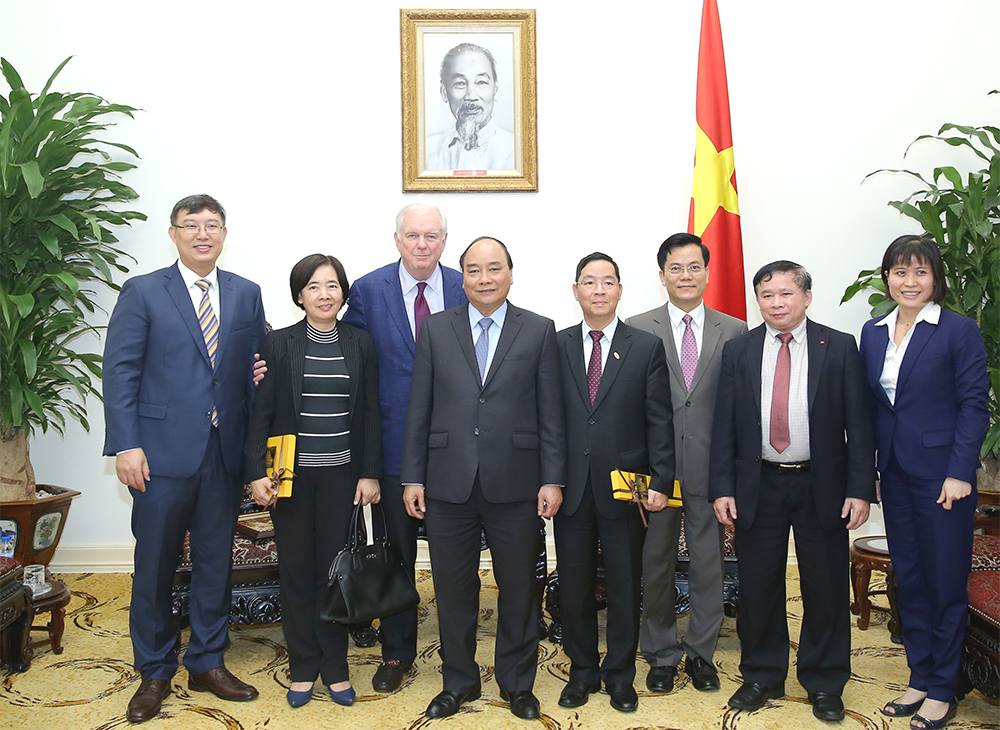 Thủ tướng Nguyễn Xuân Phúc tiếp giáo sư Đại học Harvard
